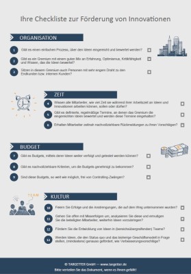 Checkliste Innovationen für Führungskräfte