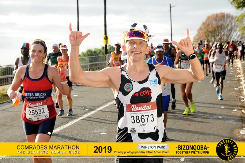 Axel Rittershaus beim Comrades Ultra Marathon