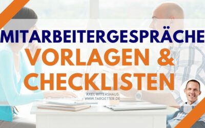 Mitarbeitergespräche – Kostenlose Vorlagen und Checkliste