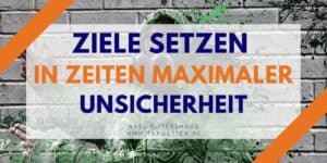 Ziele setzen in Zeiten maximaler Unsicherheit