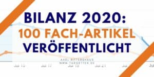 100 Fachartikel Führung veröffentlicht Zwischenbilanz 2020 von Axel Rittershaus