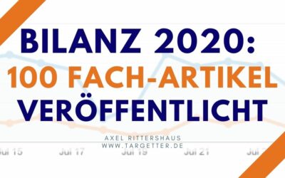 100 Fach-Artikel für Führungskräfte [Zwischenbilanz 2020]