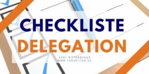 Delegation kostenlose Checkliste herunterladen download