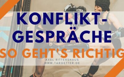 Wie führt man ein Konfliktgespräch? [als Führungskraft]