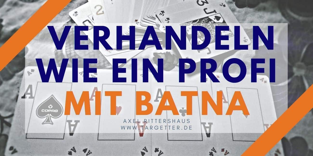 Verhandeln wie ein Profi mit BATNA