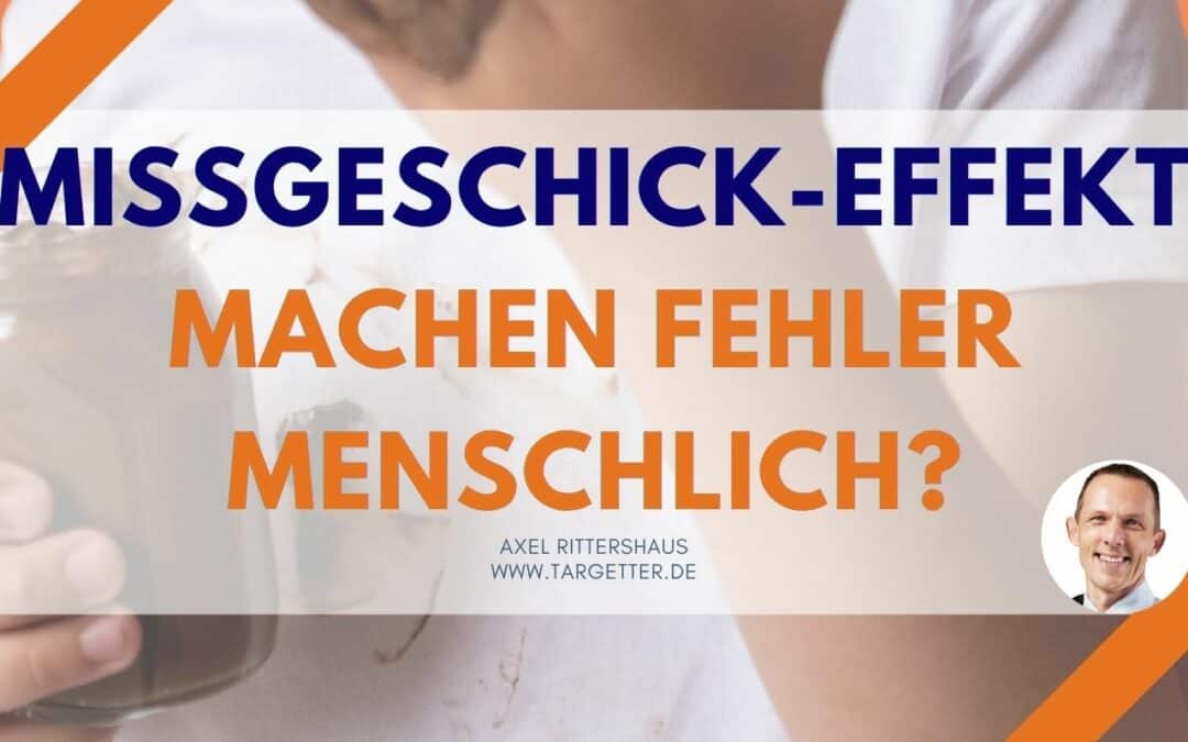 Der Missgeschick-Effekt – wann Schönheitsfehler positiv oder negativ wirken [Psycho-Wissen für Führungskräfte]