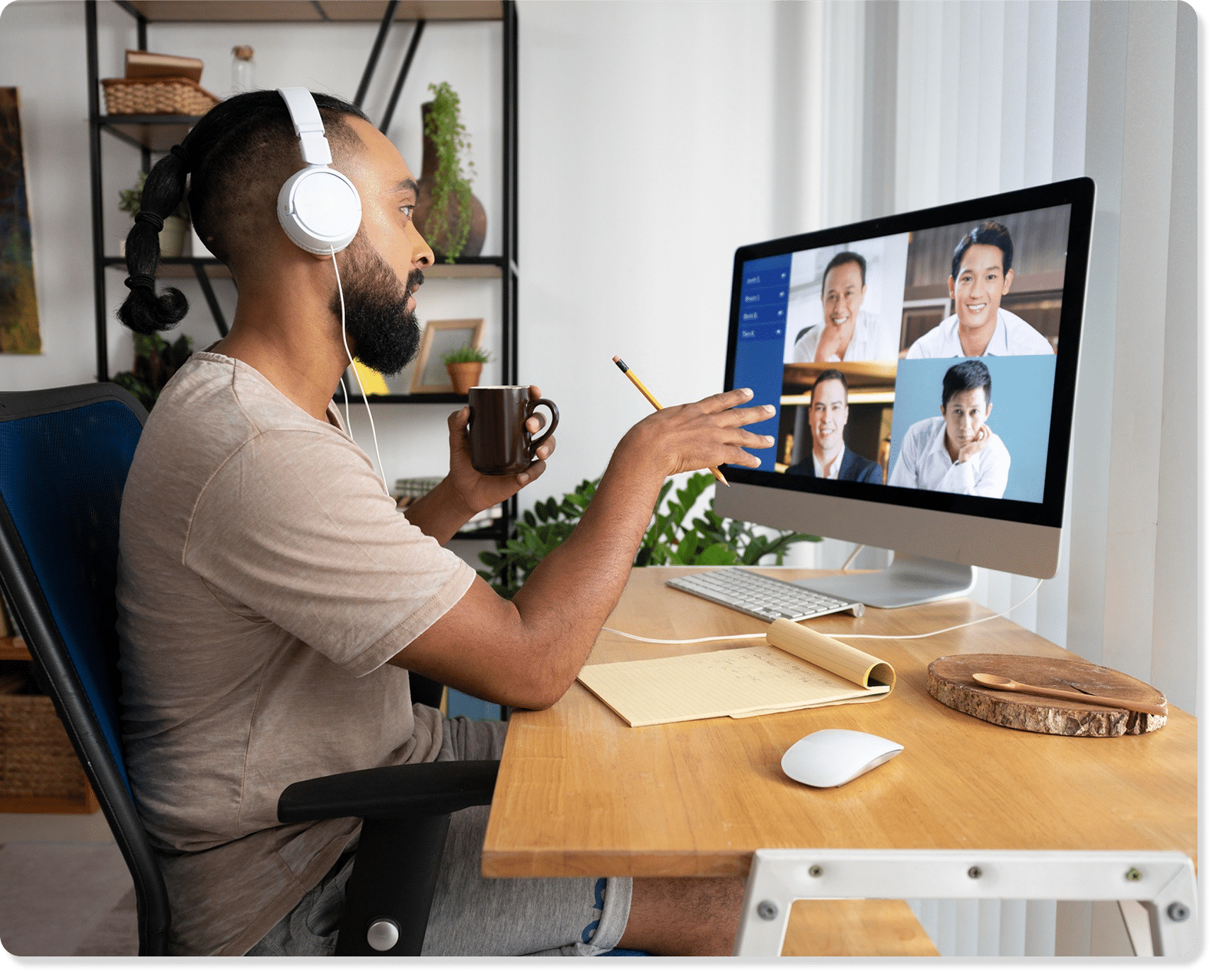 Online-Meeting virtuelles Team