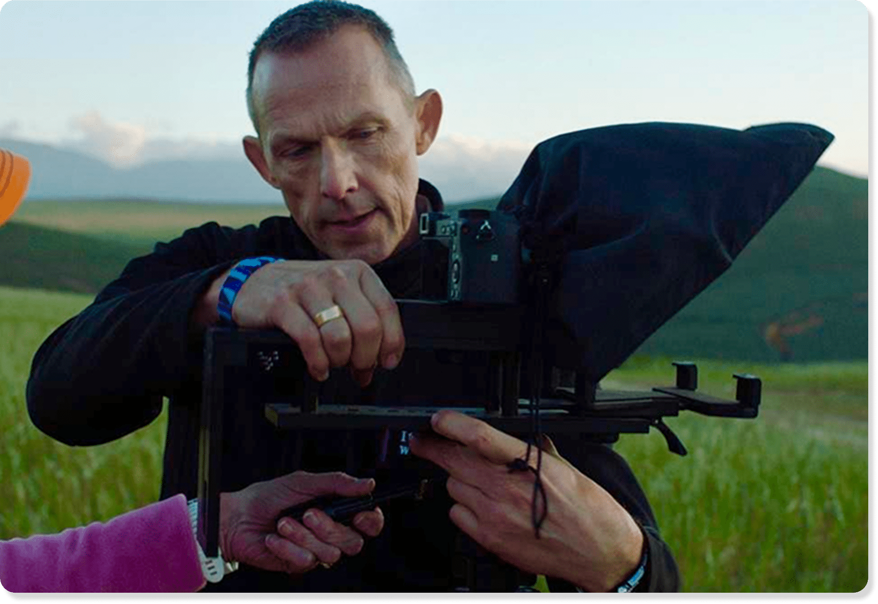 Axel Rittershaus mit Zebra