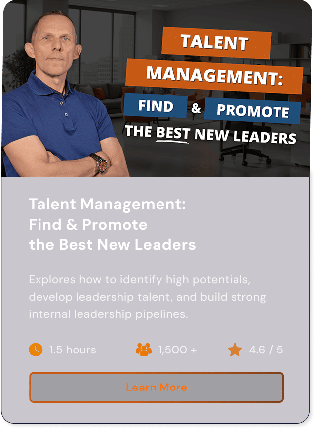 Recommendation - Talent Management_ Find & Promote the Best New Leaders